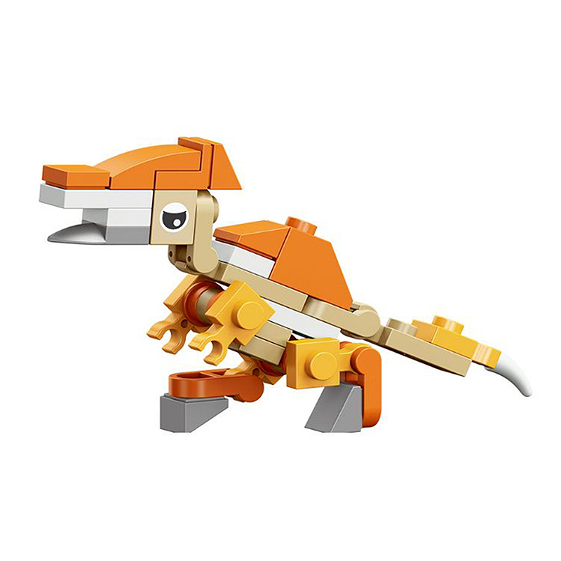 Комплет T-Rex градежни блокови 12-во-1 СТЕМ играчки за градење на диносауруси (4)