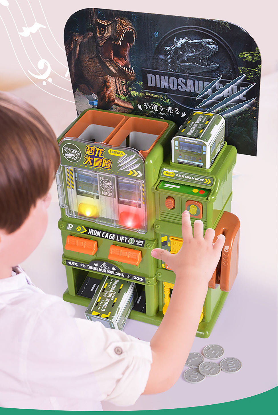 Automatic-Dinosaur-Building-Vending-Machine-Toy-with-10-Dinosaur-Statues-9