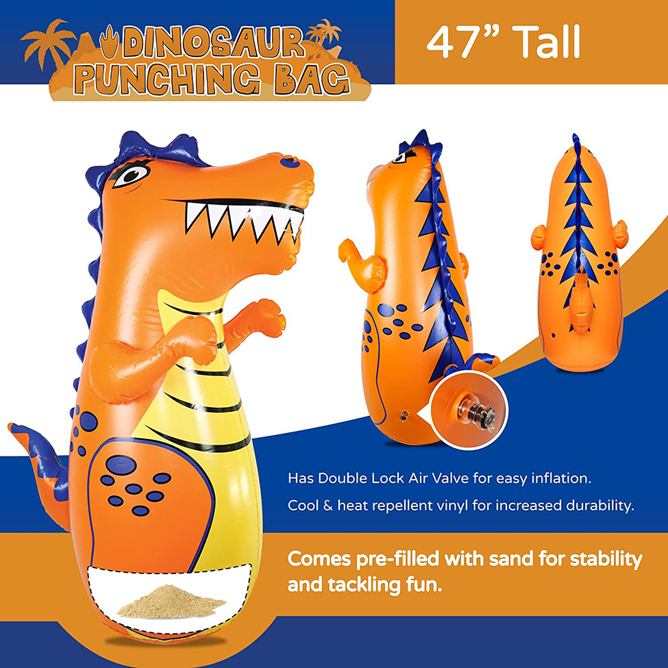 Apo-Dinosaur-Funching-Fun-Awọn ọmọde---47inch-Tall-5