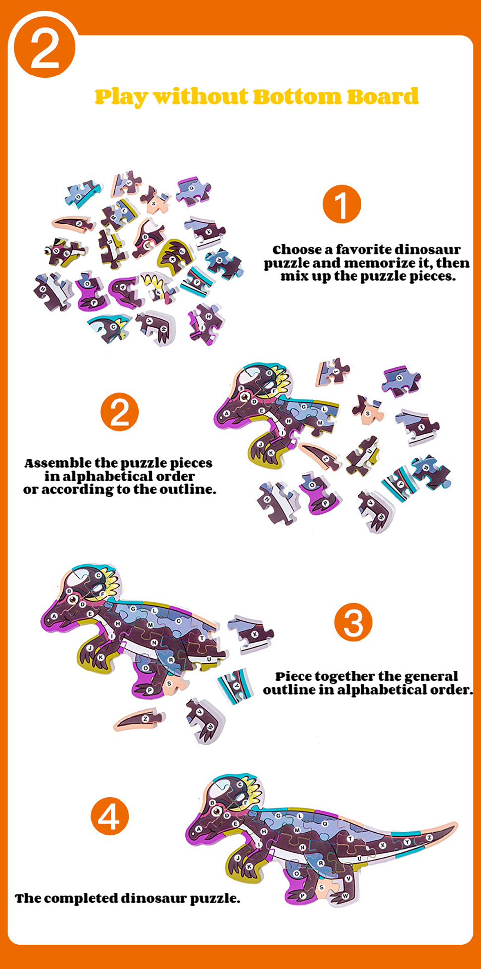 ligneus Dinosaurum Alphabetum-Number-3D-Jigsaw-Puzzle-Set-pro-Kids-(5)