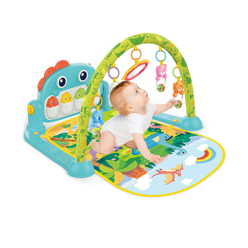 Baby Activity Gyms Play Mats with Musical Piano Toy and Lights (4)
