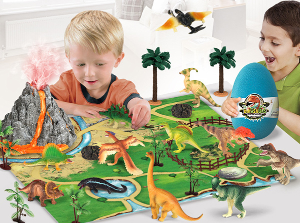 Dinosaur-Figure-Playset-with-Volcano-Toy-and-Play-Mat-for-Kid-32PCS-4