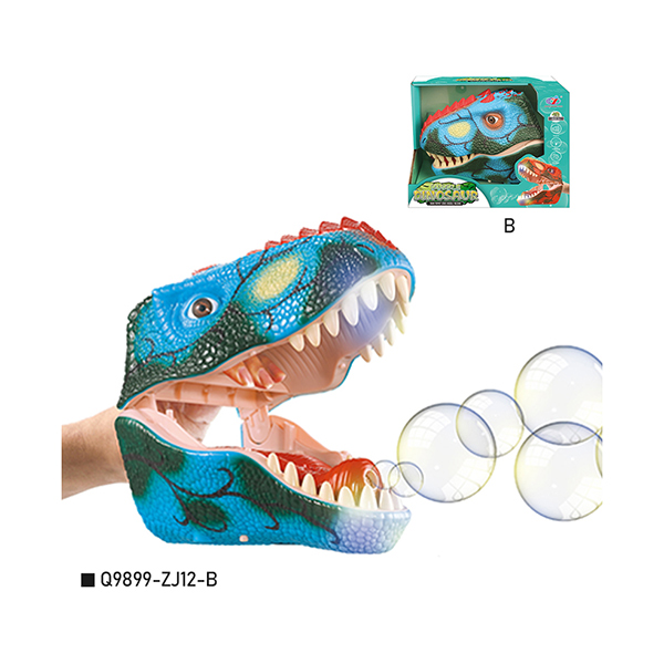 Dinosaurs Hand Puppets Toys with Bubbles Roaring Sounds Function (5)