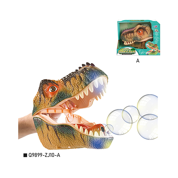 Dinosaurs Hand Puppets Toys with Bubbles Roaring Sounds Function (6)